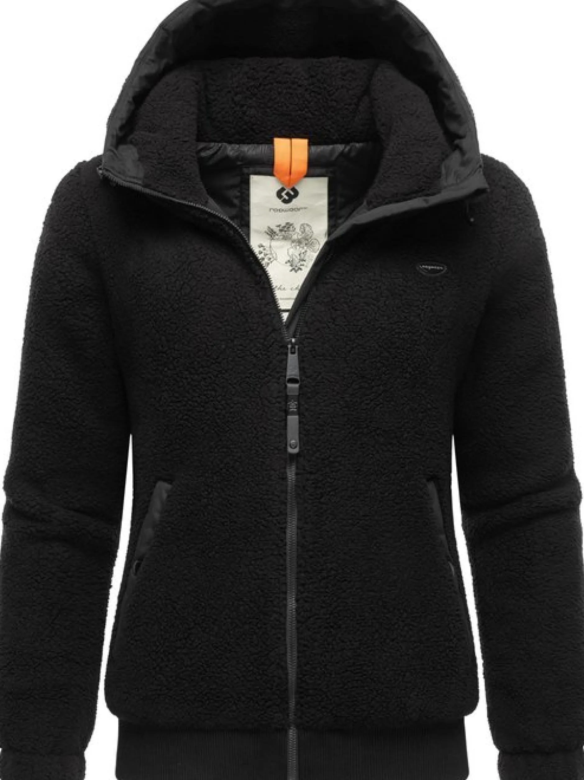 Ragwear Damen Übergangsjacke - Cousy Short in schwarz