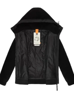 Ragwear Damen Übergangsjacke - Cousy Short in schwarz