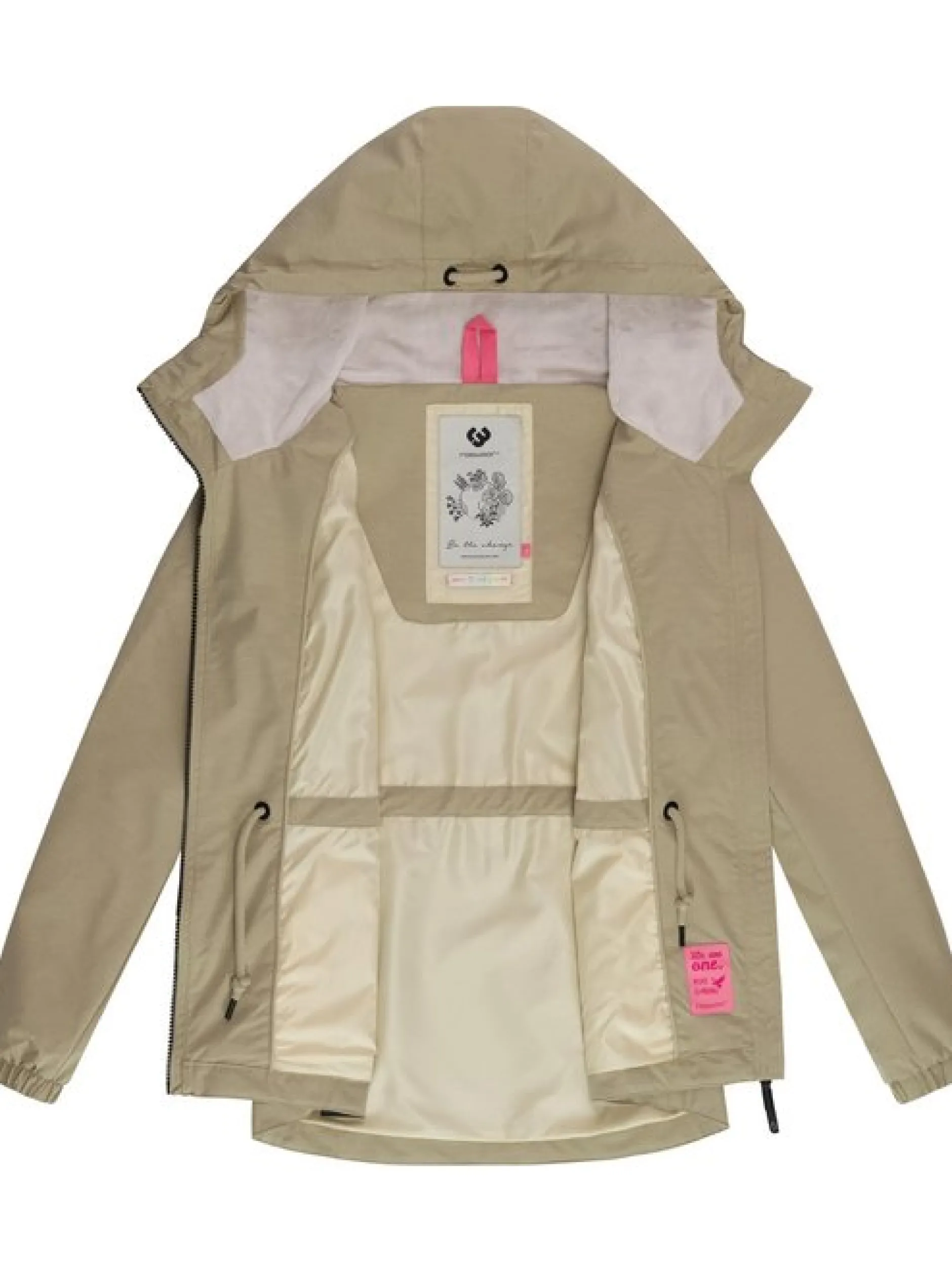 Ragwear Damen Übergangsjacke - Dankka Tech in sand
