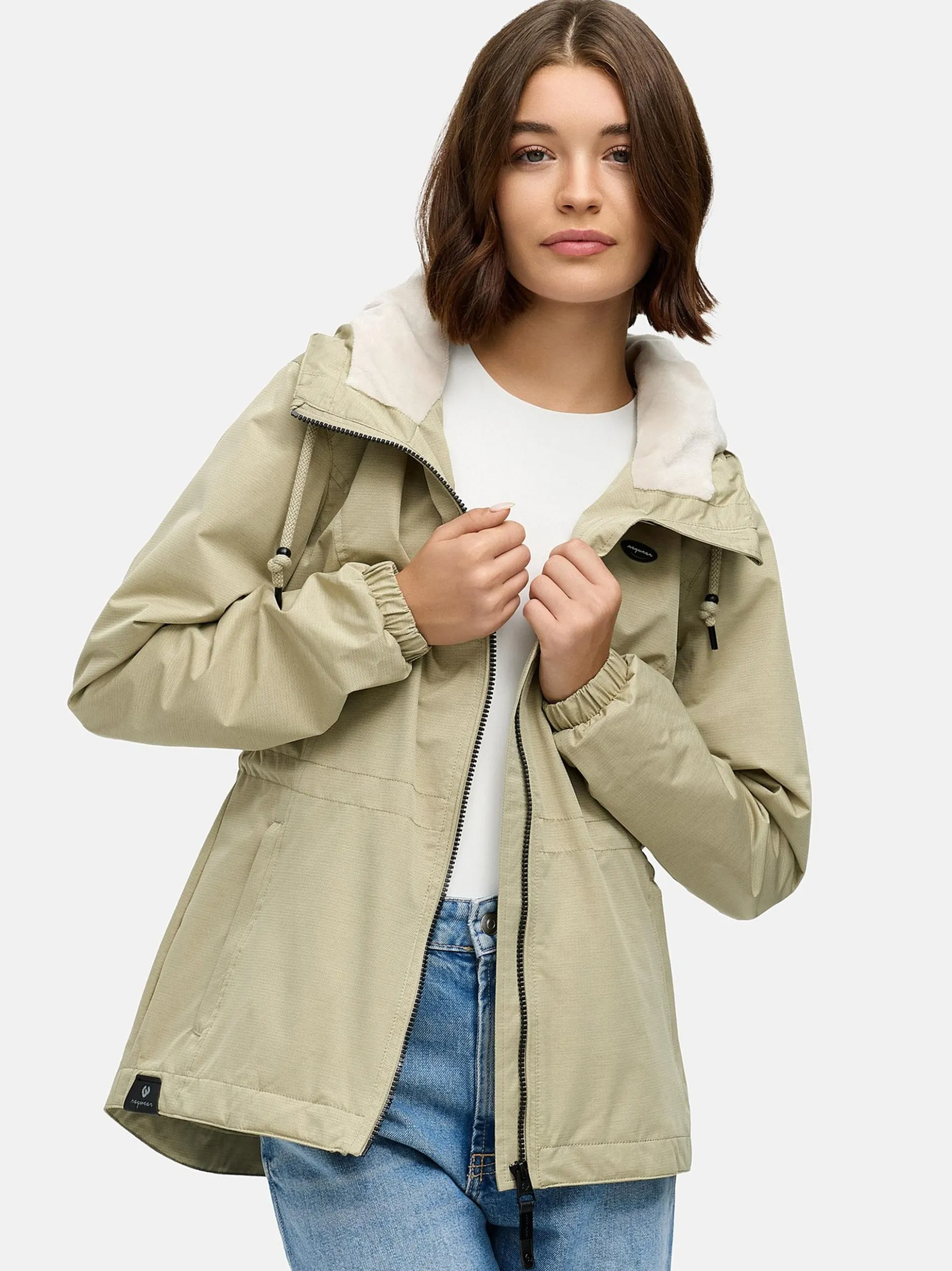 Ragwear Damen Übergangsjacke - Dankka Tech in sand