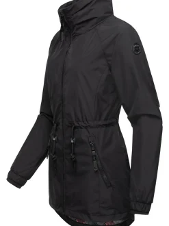 Ragwear Damen Übergangsjacke - Tacy in schwarz