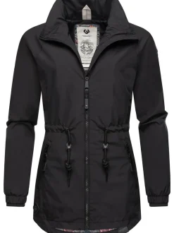Ragwear Damen Übergangsjacke - Tacy in schwarz