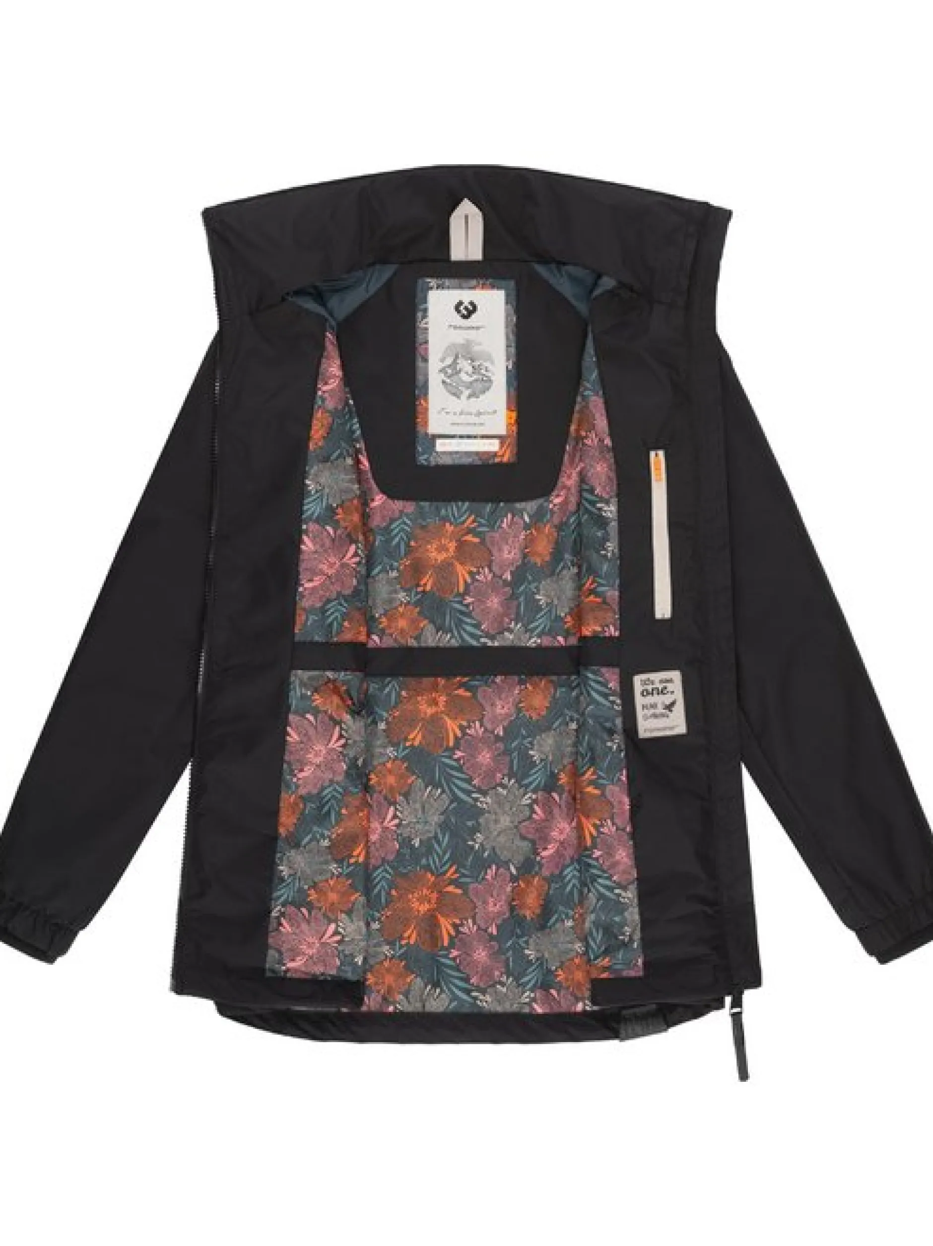 Ragwear Damen Übergangsjacke - Tacy in schwarz
