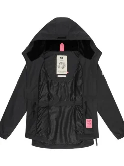 Ragwear Damen Übergangsjacke - Dankka Tech in schwarz