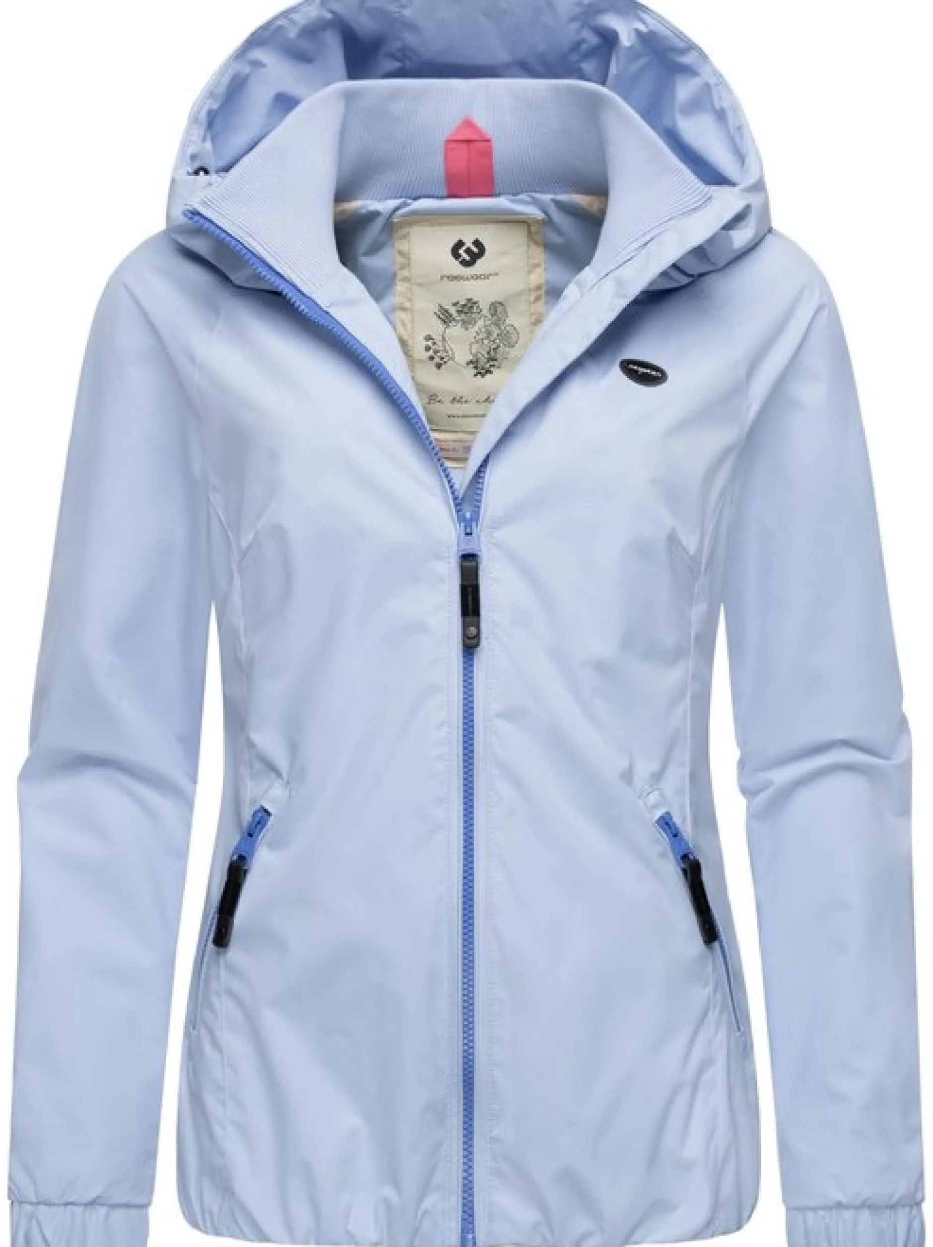 Ragwear Damen Übergangsjacke - Dizzie in hellblau