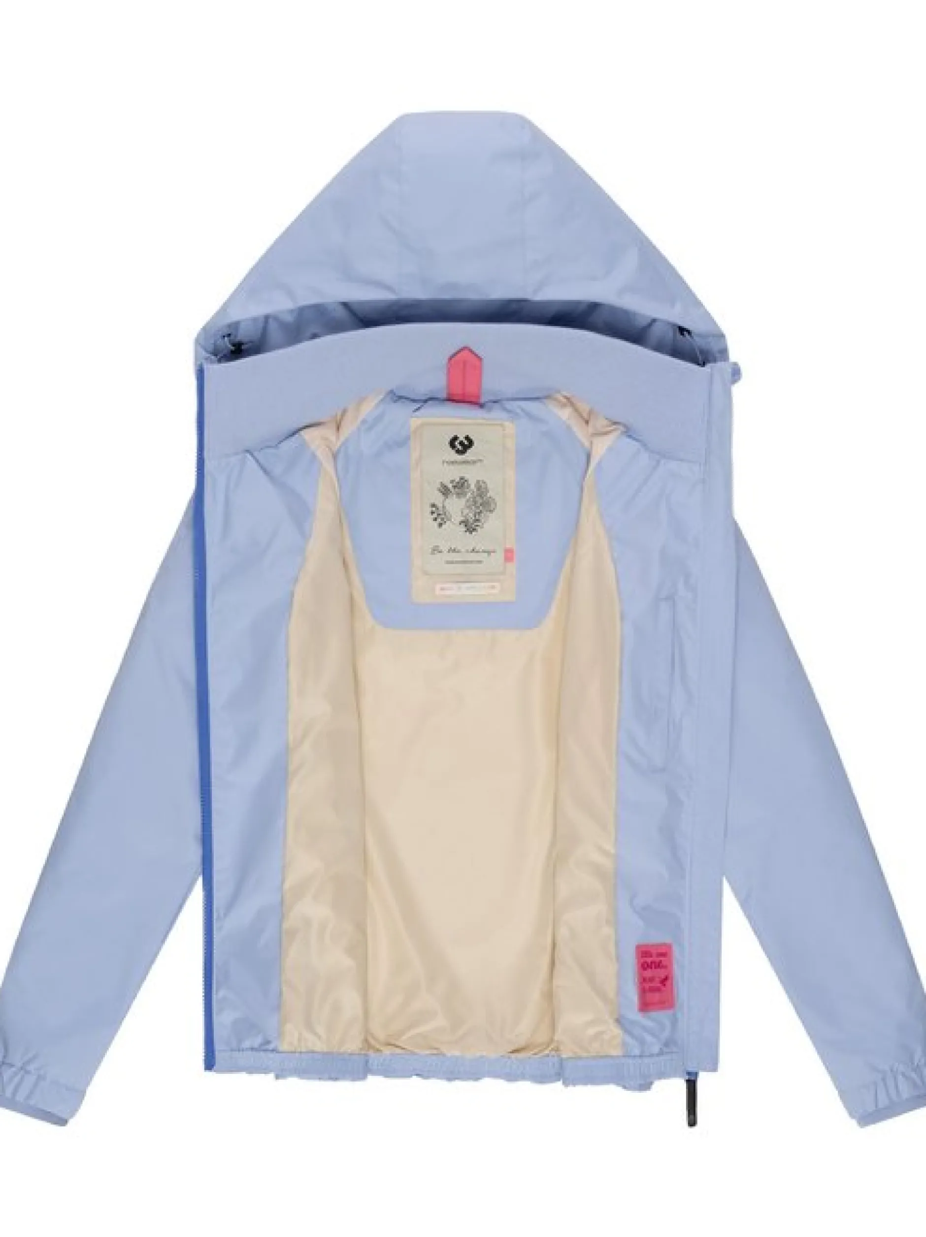 Ragwear Damen Übergangsjacke - Dizzie in hellblau