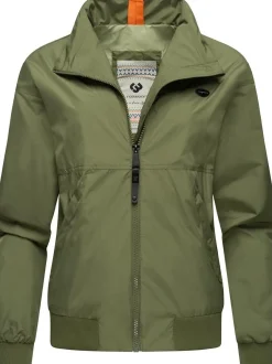 Ragwear Damen Übergangsjacke - Goona in oliv