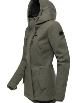Ragwear Damen Übergangsjacke - Monadde Felt YOUMODO in khaki
