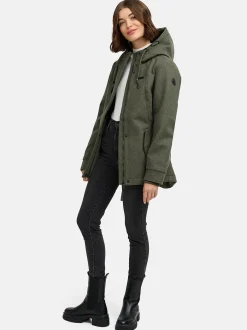 Ragwear Damen Übergangsjacke - Monadde Felt YOUMODO in khaki