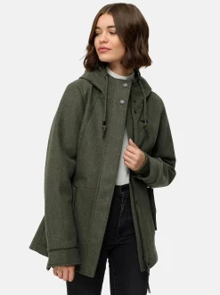 Ragwear Damen Übergangsjacke - Monadde Felt YOUMODO in khaki