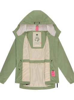 Ragwear Damen Übergangsjacke - Dankka Tech in grün