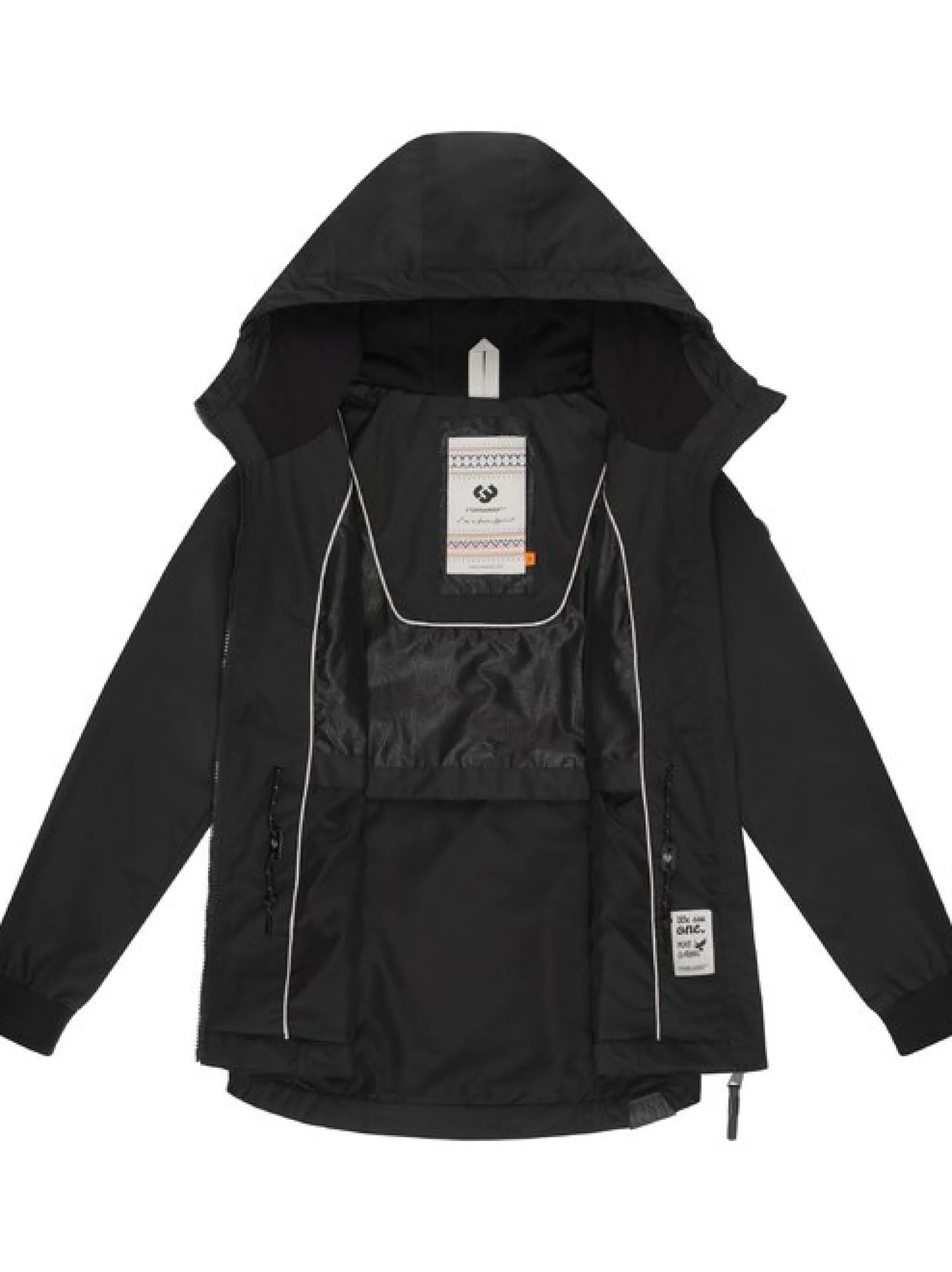 Ragwear Damen Übergangsjacke - Dowey A in schwarz