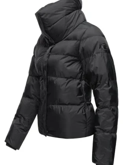 Ragwear Damen Übergangsjacke - Lunis in schwarz
