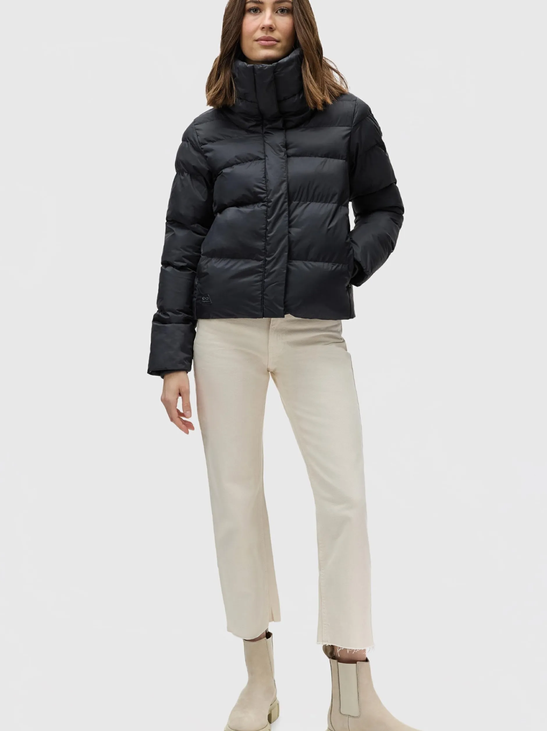Ragwear Damen Übergangsjacke - Lunis in schwarz