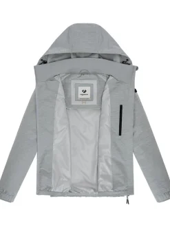 Ragwear Damen Übergangsjacke - Dizzie Tech in hellgrau