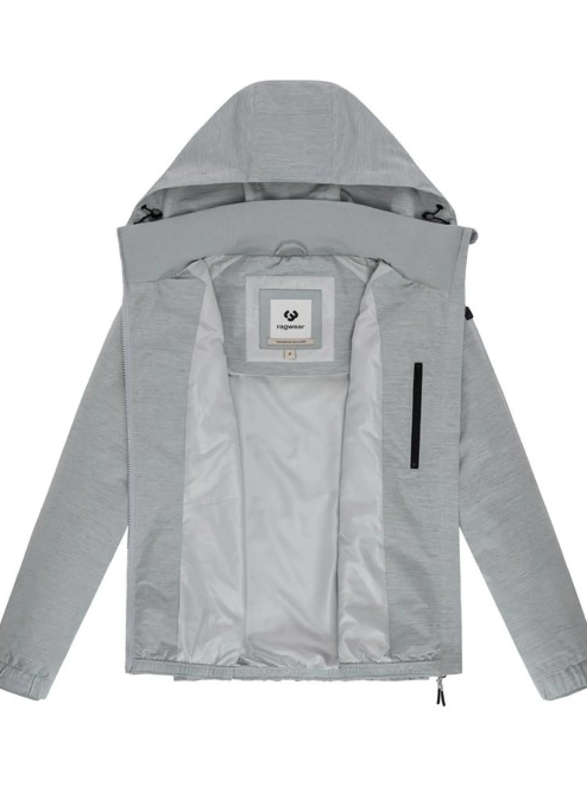 Ragwear Damen Übergangsjacke - Dizzie Tech in hellgrau