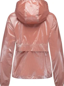 Ragwear Damen Übergangsjacke - Cezanna Shine in altrosa