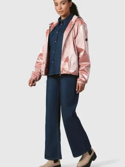 Ragwear Damen Übergangsjacke - Cezanna Shine in altrosa