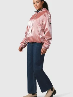 Ragwear Damen Übergangsjacke - Cezanna Shine in altrosa