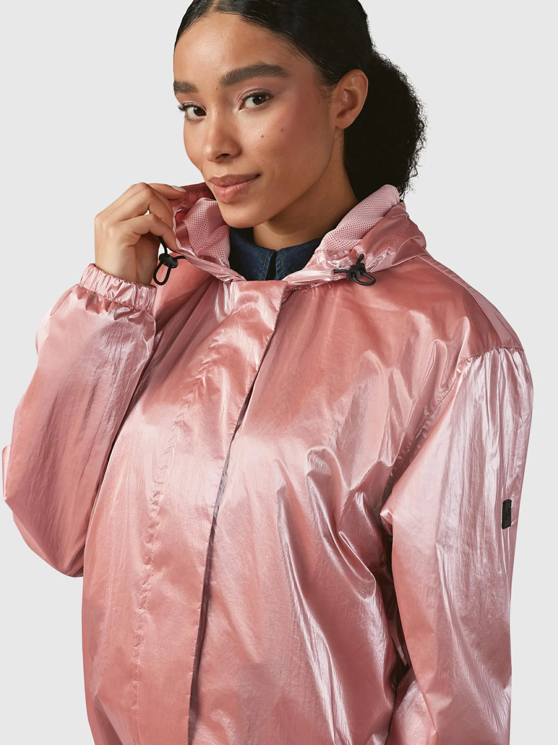Ragwear Damen Übergangsjacke - Cezanna Shine in altrosa