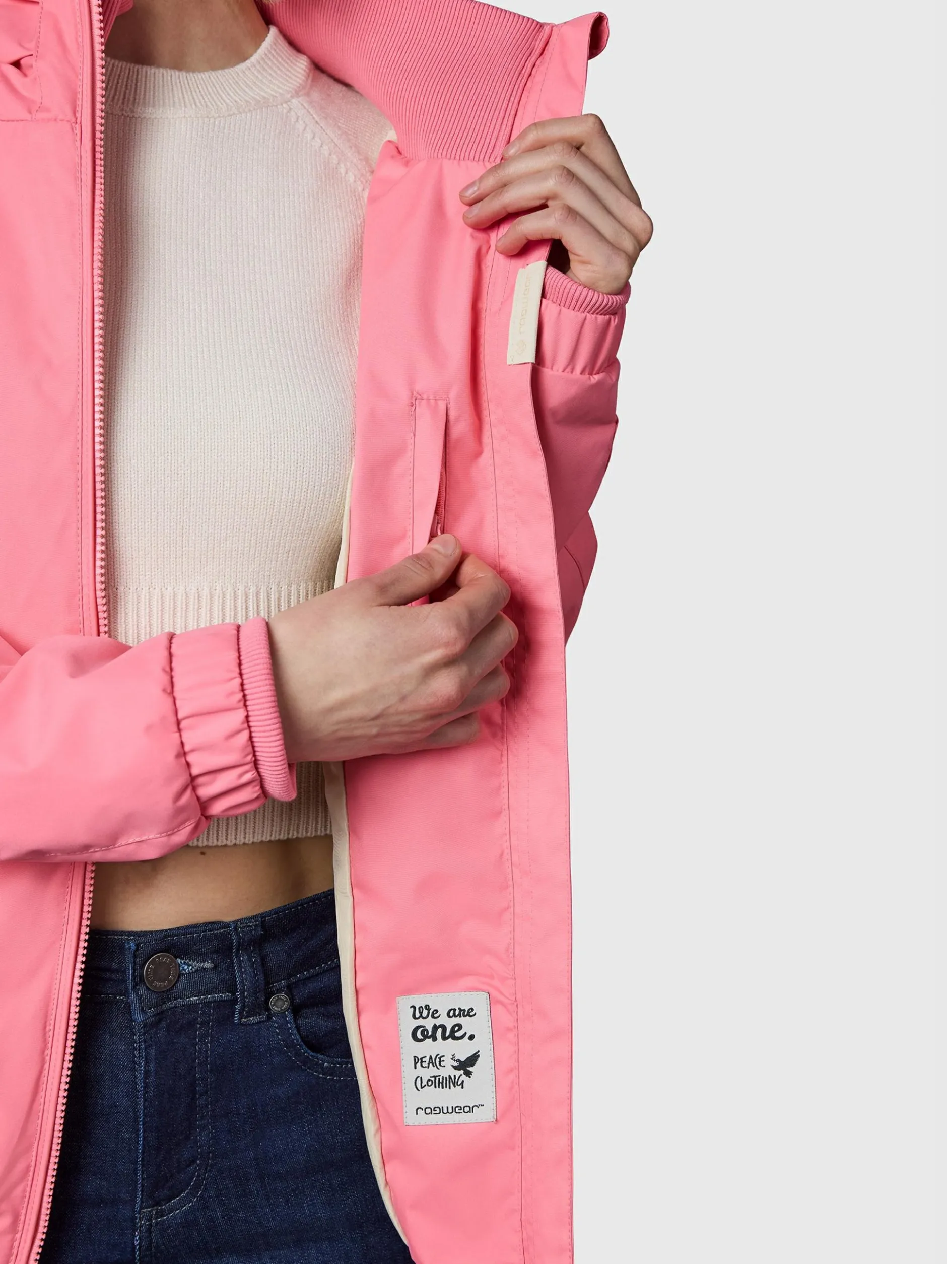 Ragwear Damen Übergangsjacke - Dizzie in pink