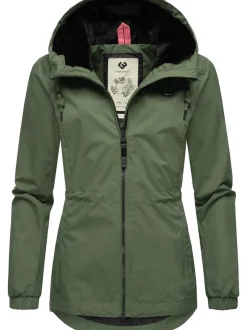 Ragwear Damen Übergangsjacke - Danka in oliv