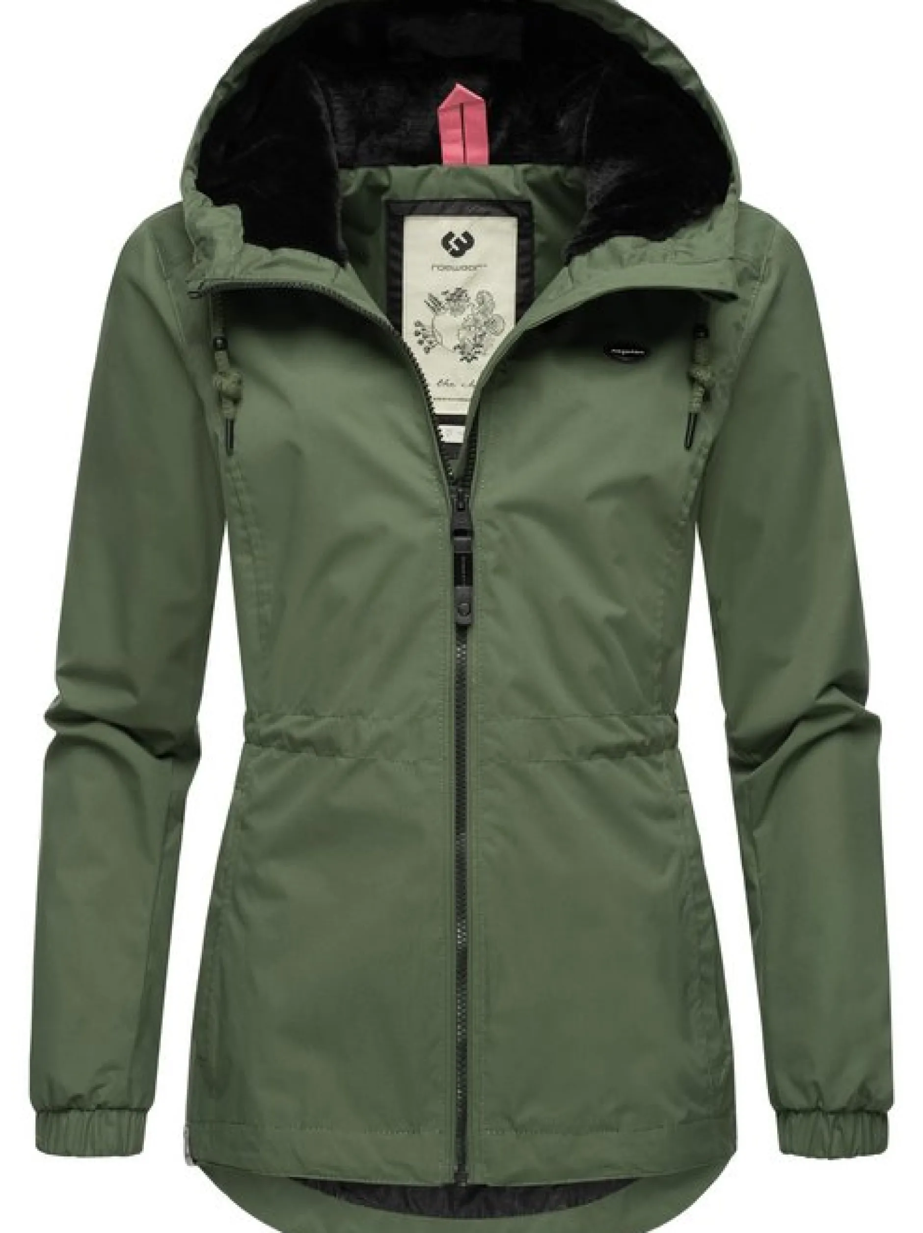 Ragwear Damen Übergangsjacke - Danka in oliv
