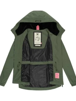 Ragwear Damen Übergangsjacke - Danka in oliv