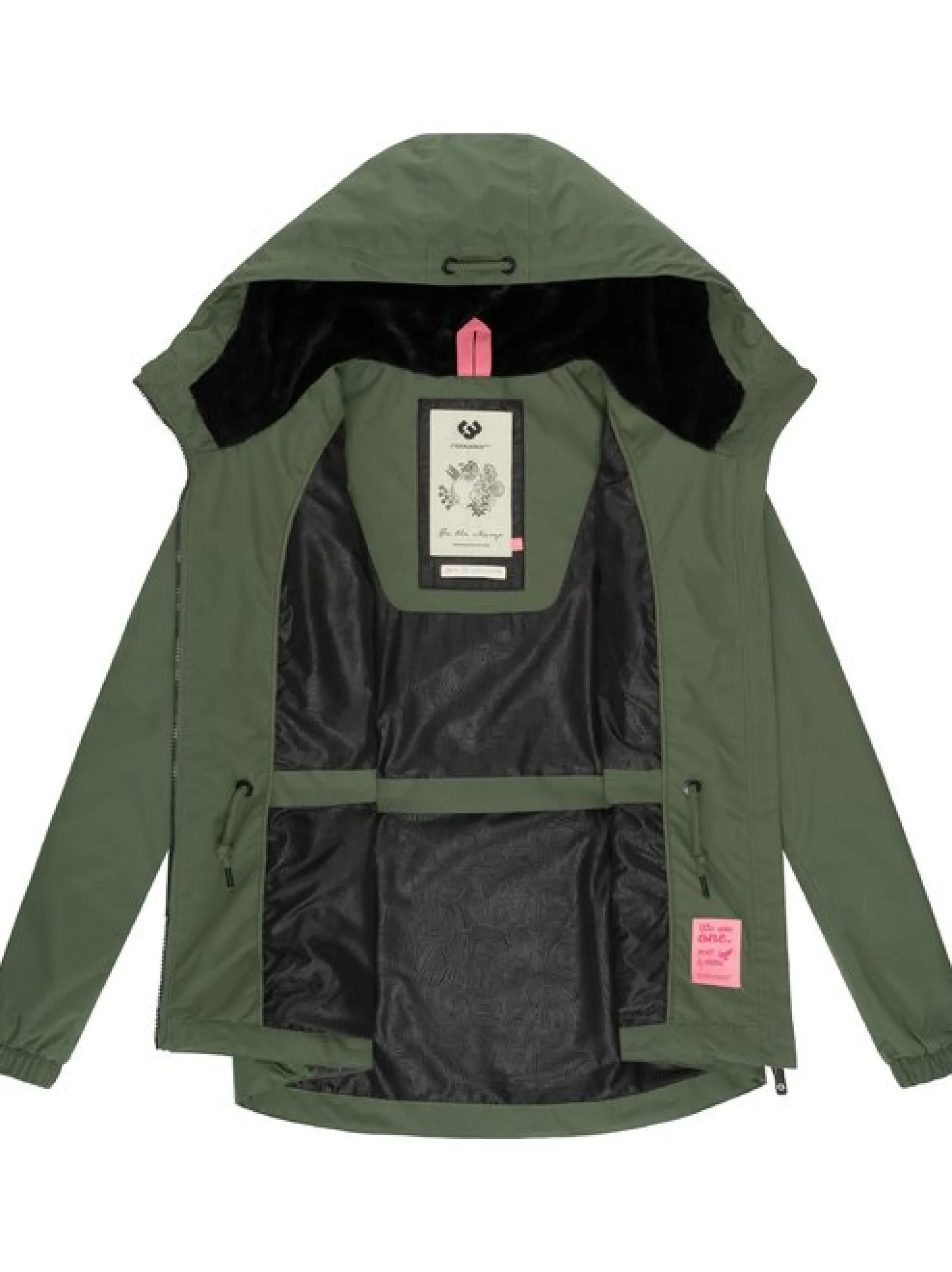 Ragwear Damen Übergangsjacke - Danka in oliv