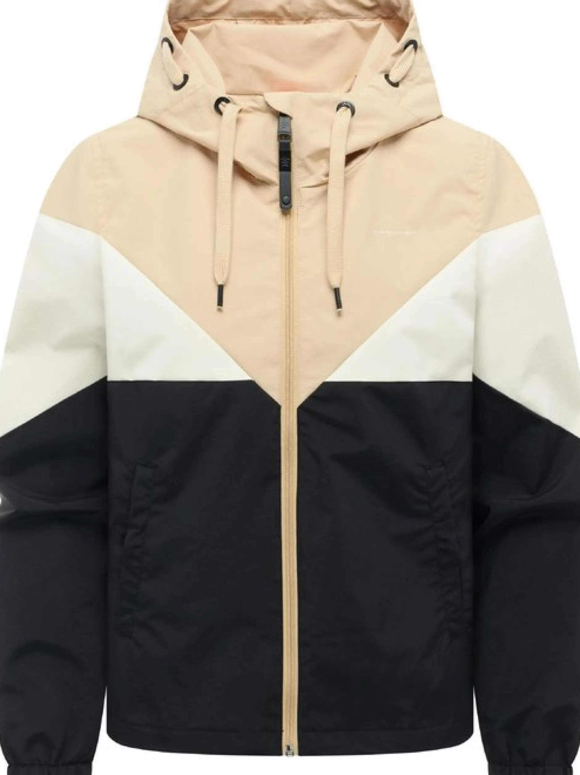 Ragwear Damen Übergangsjacke - Rochele in beige schwarz