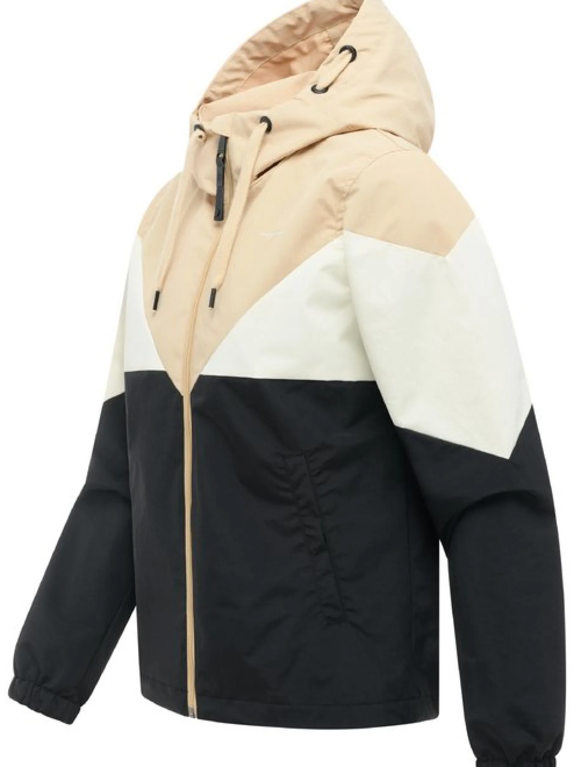 Ragwear Damen Übergangsjacke - Rochele in beige schwarz