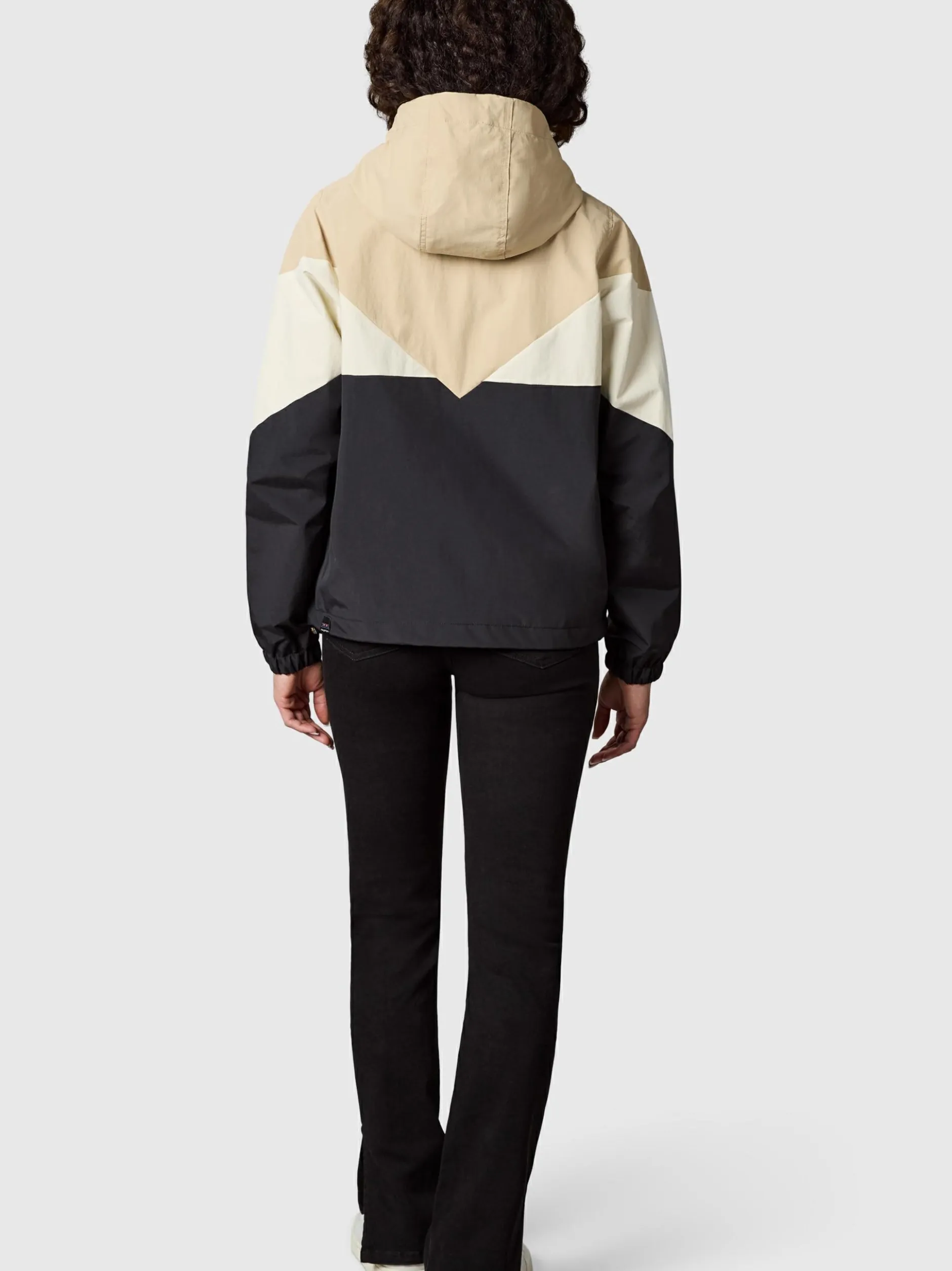 Ragwear Damen Übergangsjacke - Rochele in beige schwarz