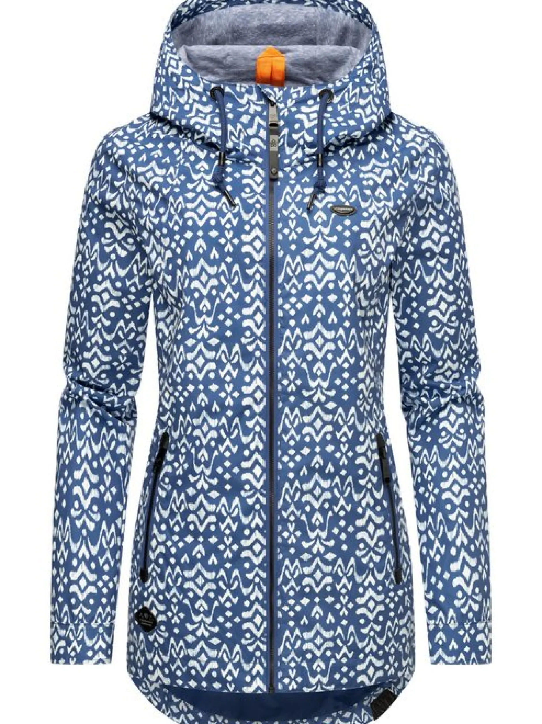Ragwear Damen Übergangsjacke - Zuzka Ikat in blau