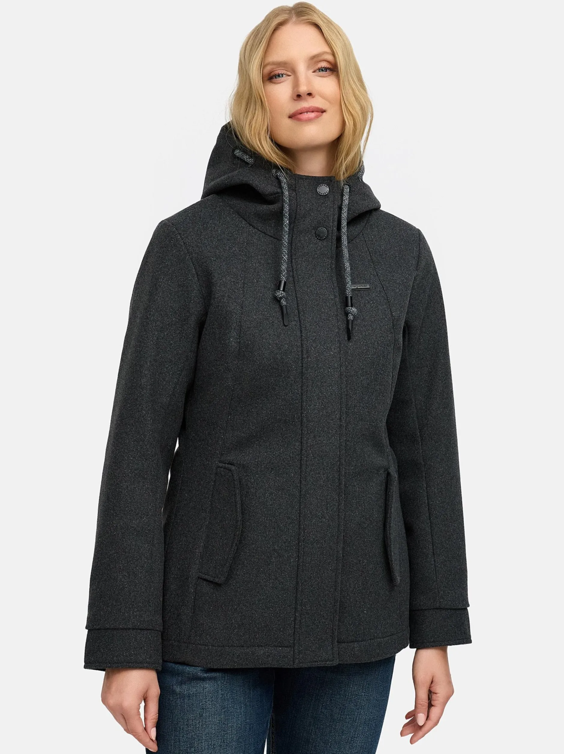 Ragwear Damen Übergangsjacke - Monadde Felt YOUMODO in anthrazit