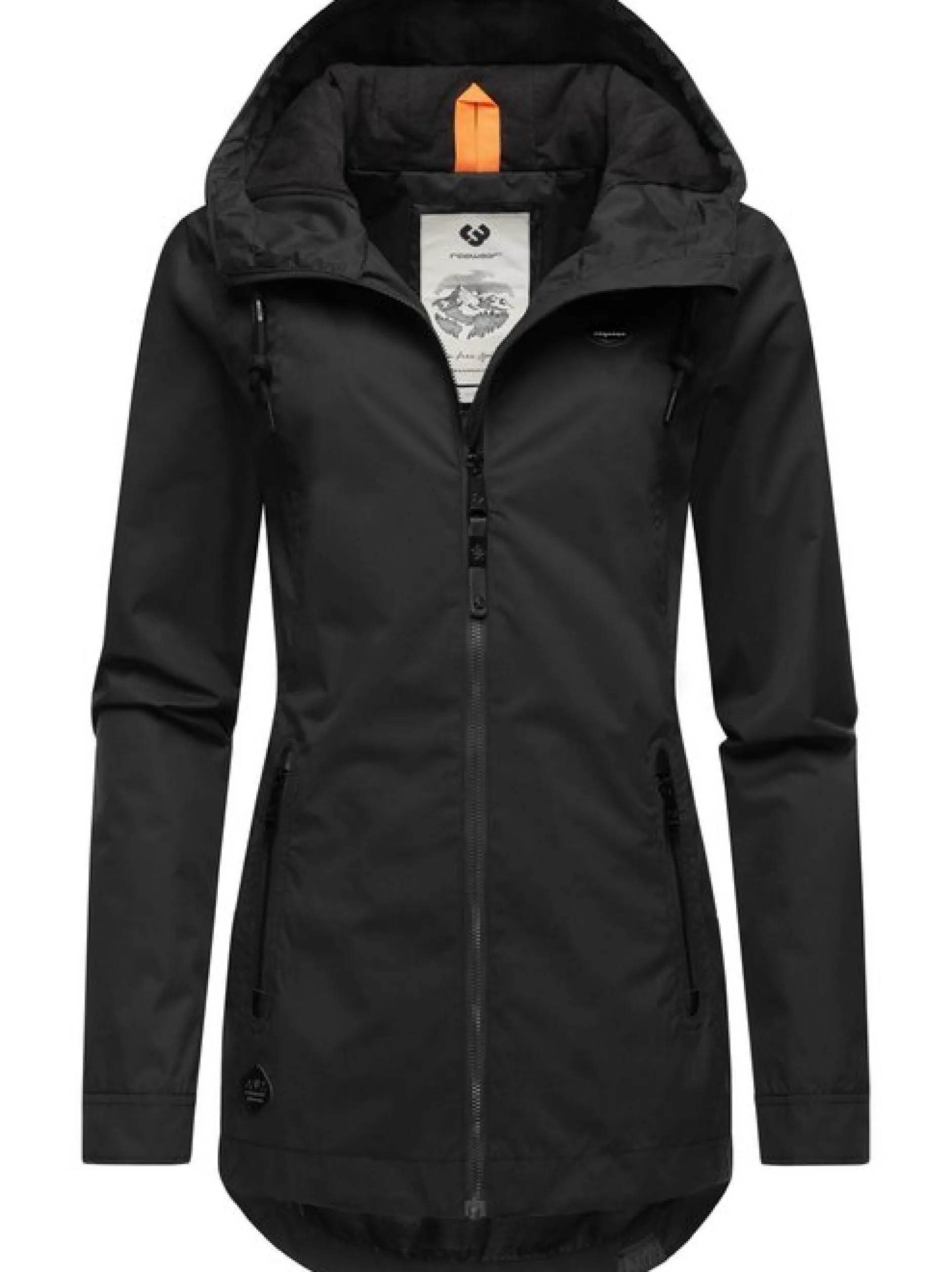 Ragwear Damen Übergangsjacke - Zuzka in schwarz