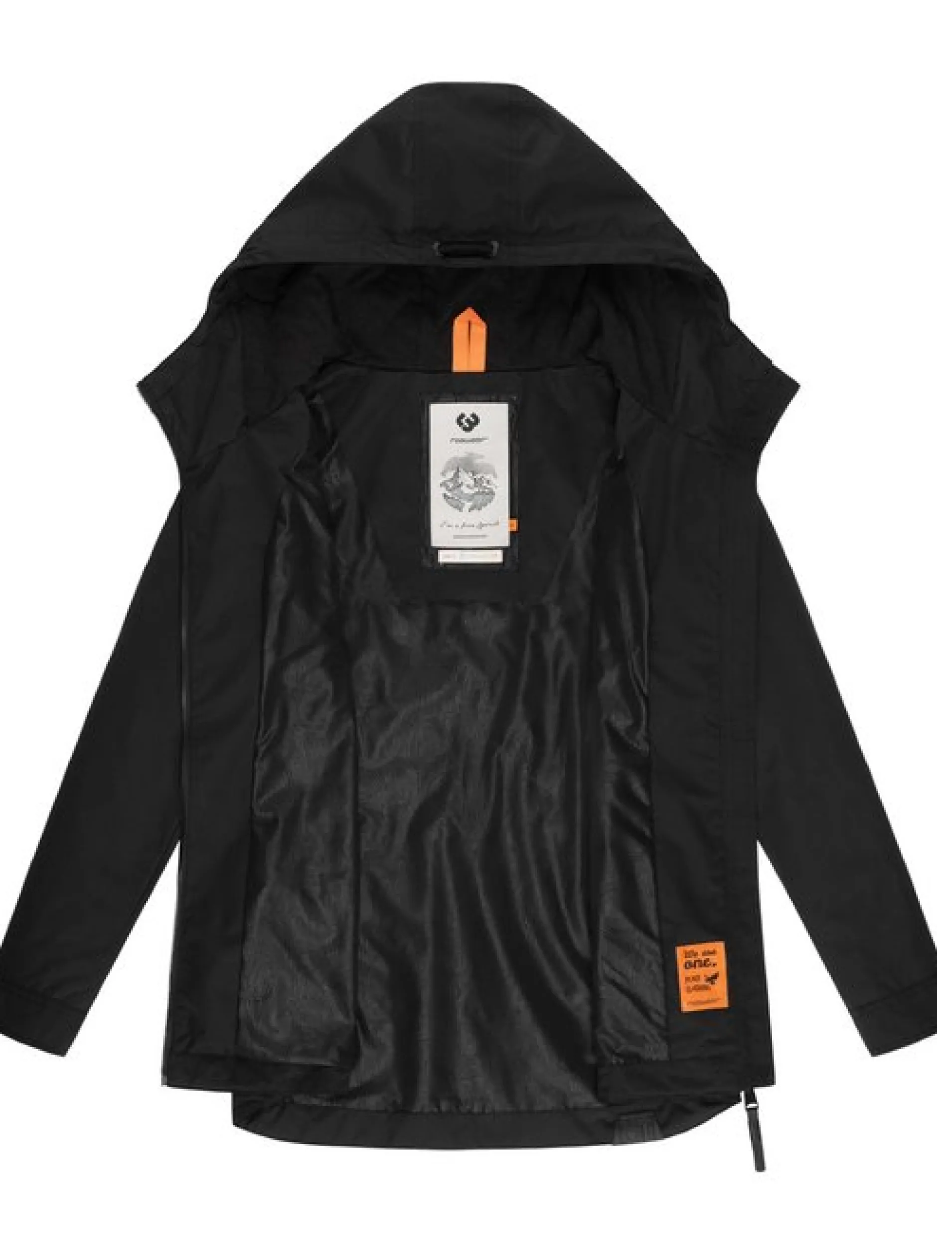 Ragwear Damen Übergangsjacke - Zuzka in schwarz