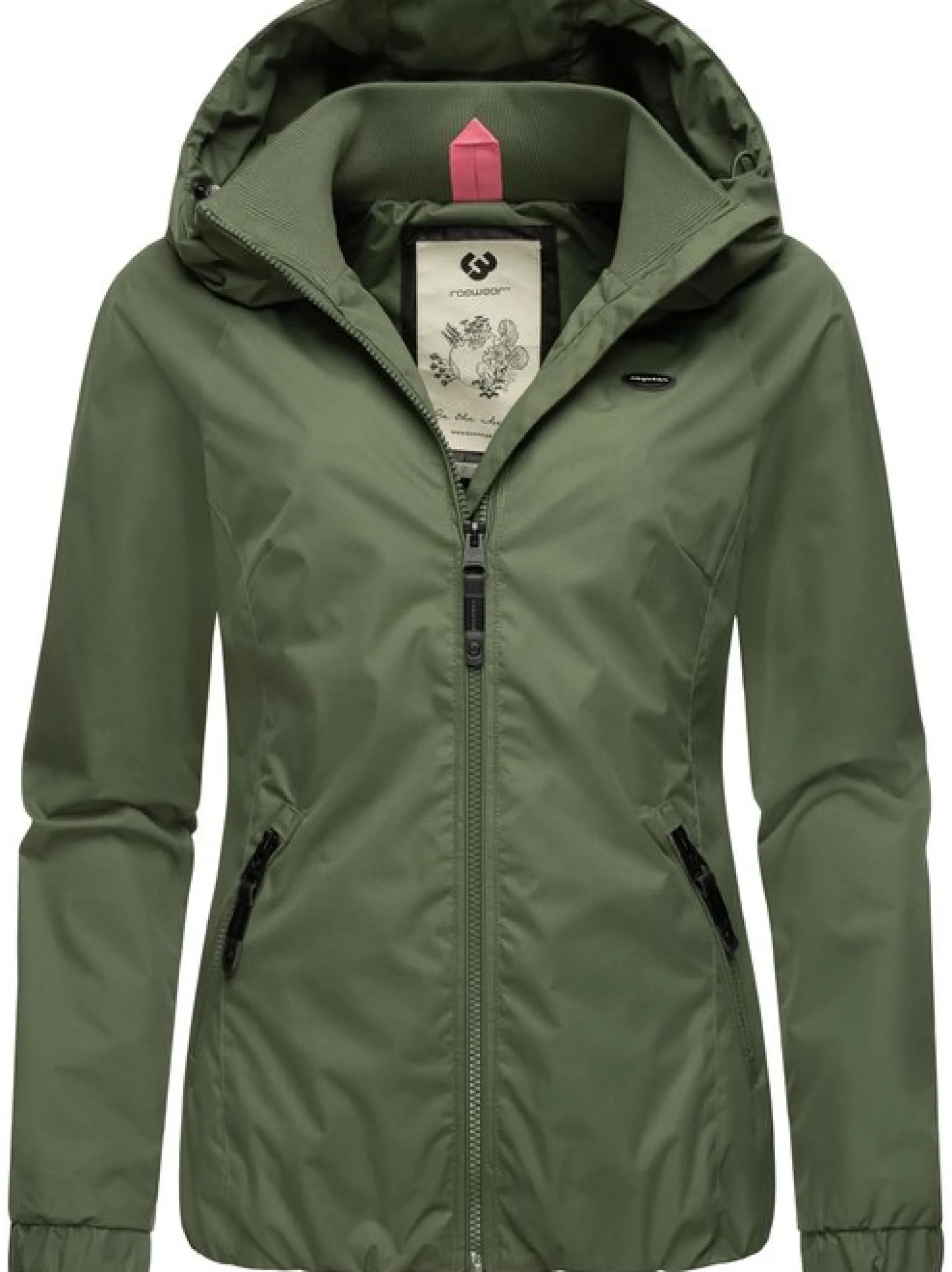 Ragwear Damen Übergangsjacke - Dizzie in oliv