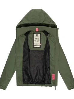 Ragwear Damen Übergangsjacke - Dizzie in oliv