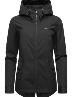 Ragwear Damen Übergangsjacke - Monade Übergang in schwarz