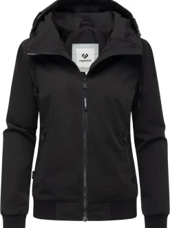 Ragwear Damen Übergangsjacke - Oggie in schwarz