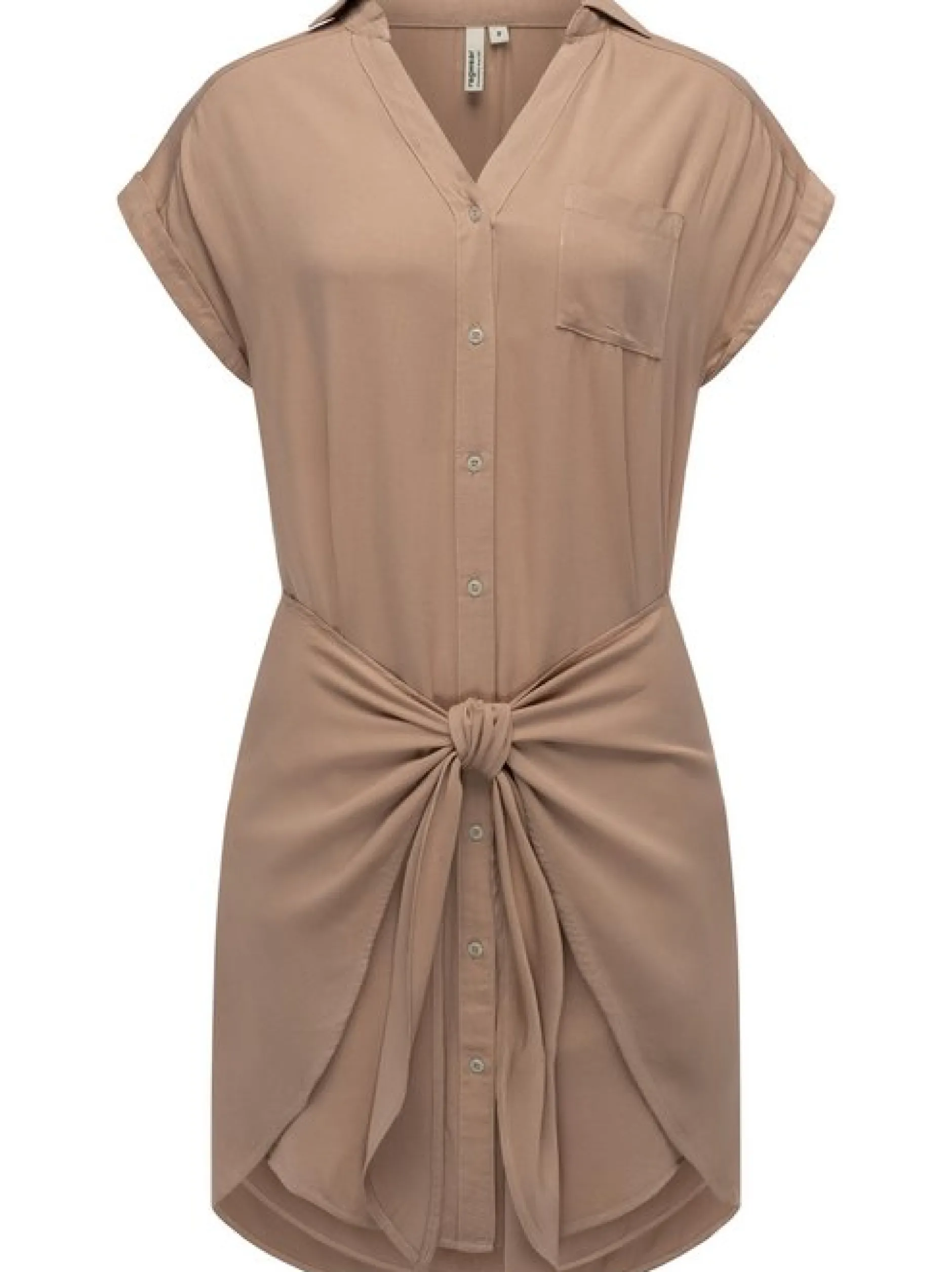Ragwear Damen Blusenkleid - Bahaya in beige