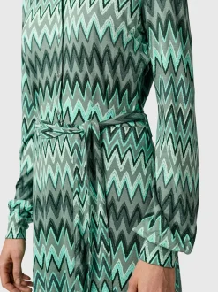 Ragwear Damen Blusenkleid - Plantee Print in grün