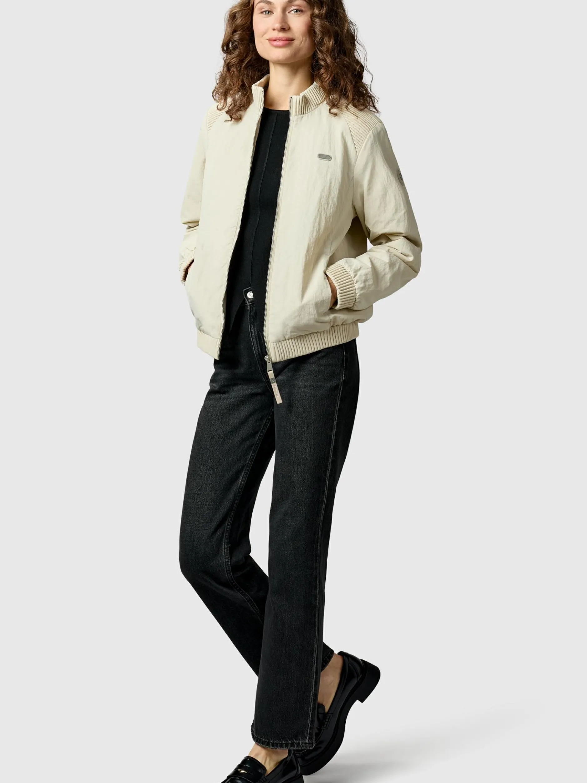 Ragwear Damen Bomberjacke - Chenna Summer YOUMODO in weiß
