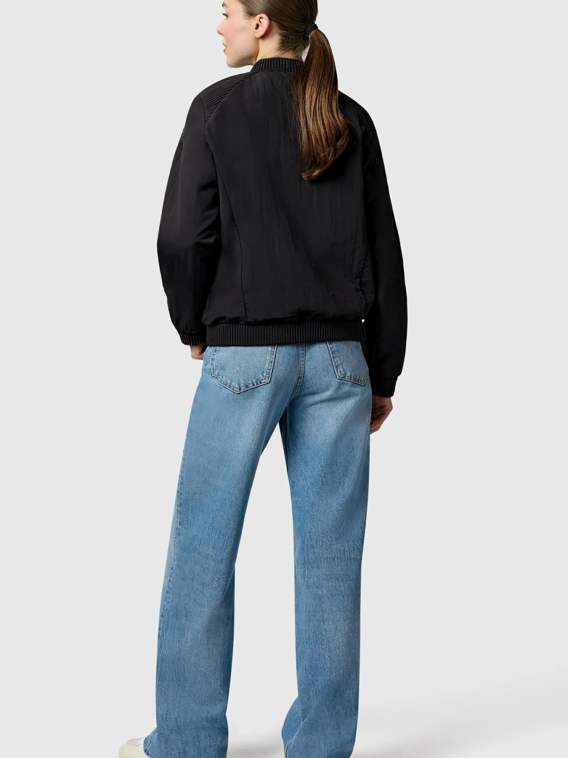 Ragwear Damen Bomberjacke - Chenna Summer YOUMODO in schwarz