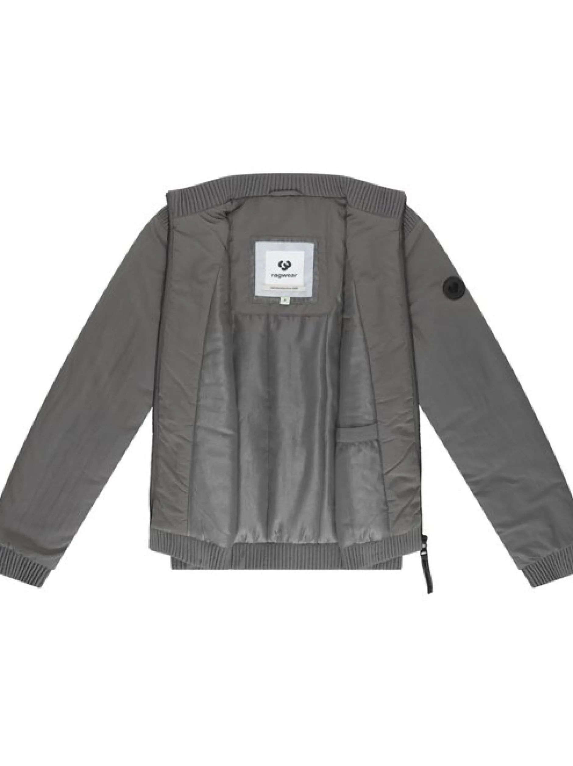 Ragwear Damen Bomberjacke - Chenna Warm YOUMODO in grau