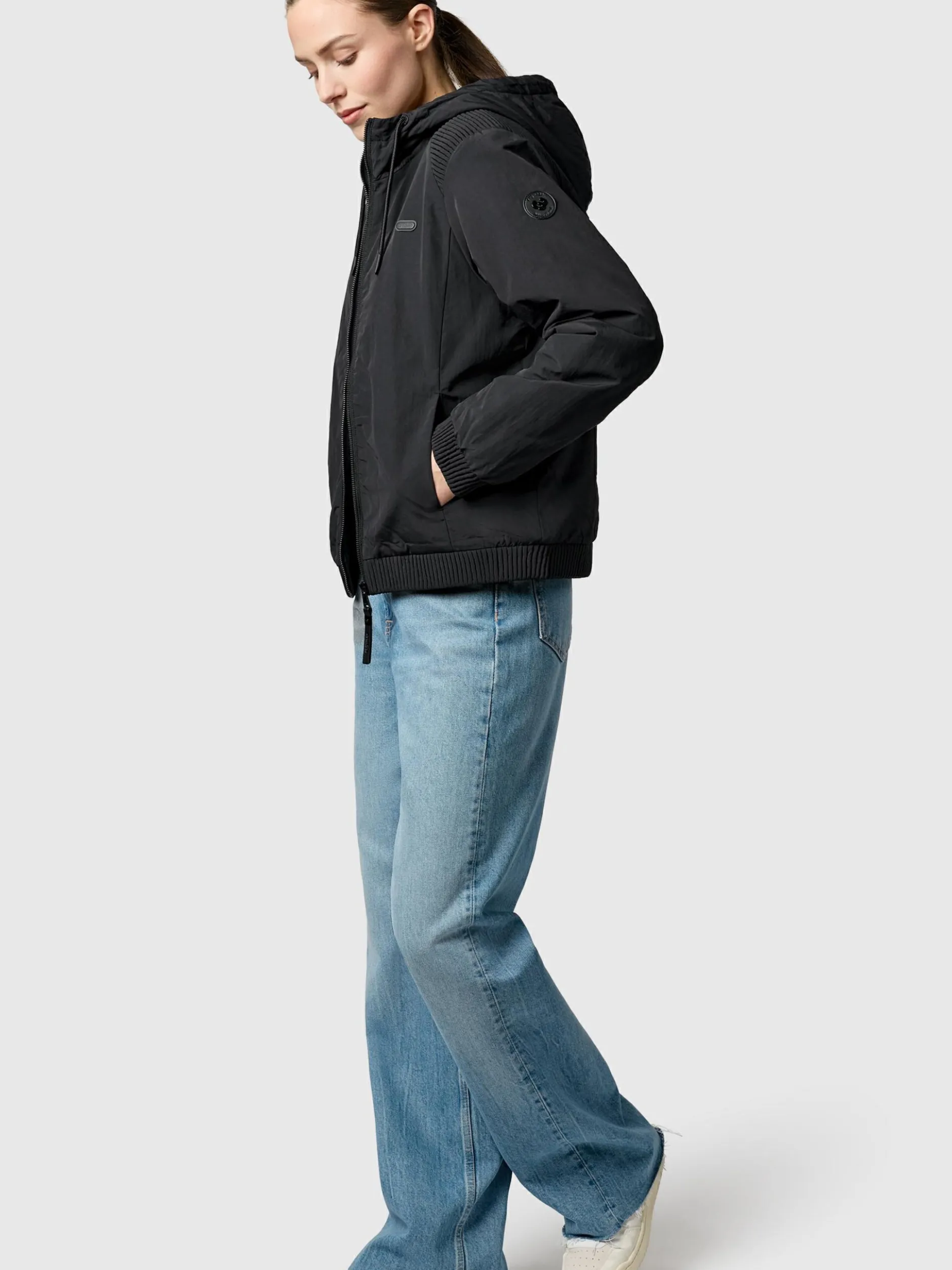 Ragwear Damen Bomberjacke - Chinta Warm YOUMODO in schwarz
