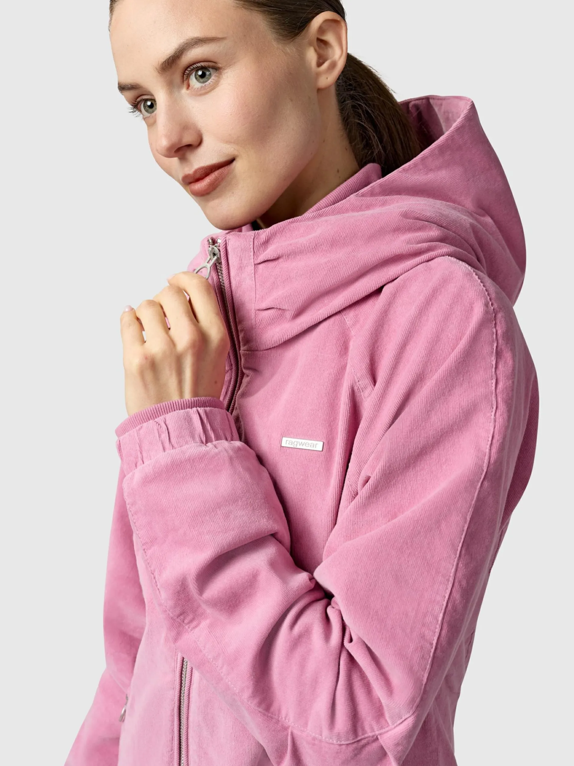 Ragwear Damen Bomberjacke - Dizzie Cordy YOUMODO in altrosa