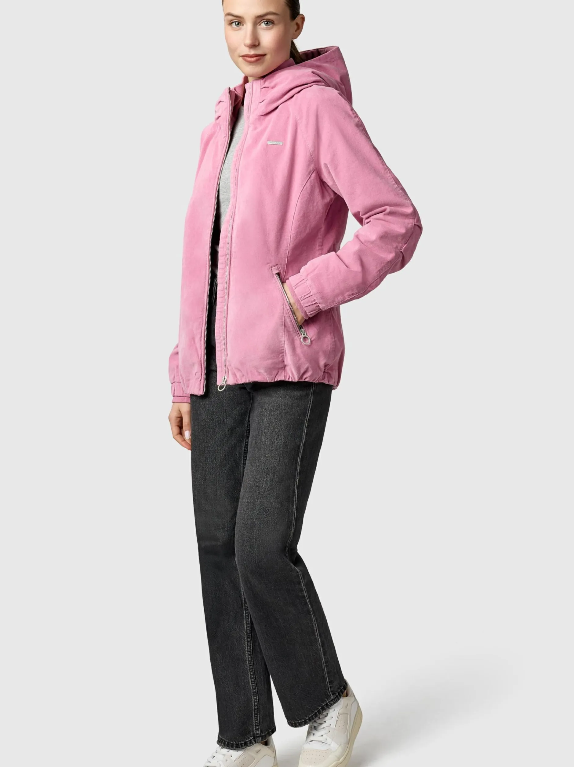 Ragwear Damen Bomberjacke - Dizzie Cordy YOUMODO in altrosa