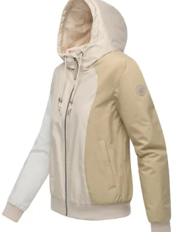 Ragwear Damen Bomberjacke - Oggie Block Warm YOUMODO in ecru