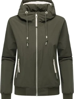Ragwear Damen Bomberjacke - Oggie Warm YOUMODO in oliv